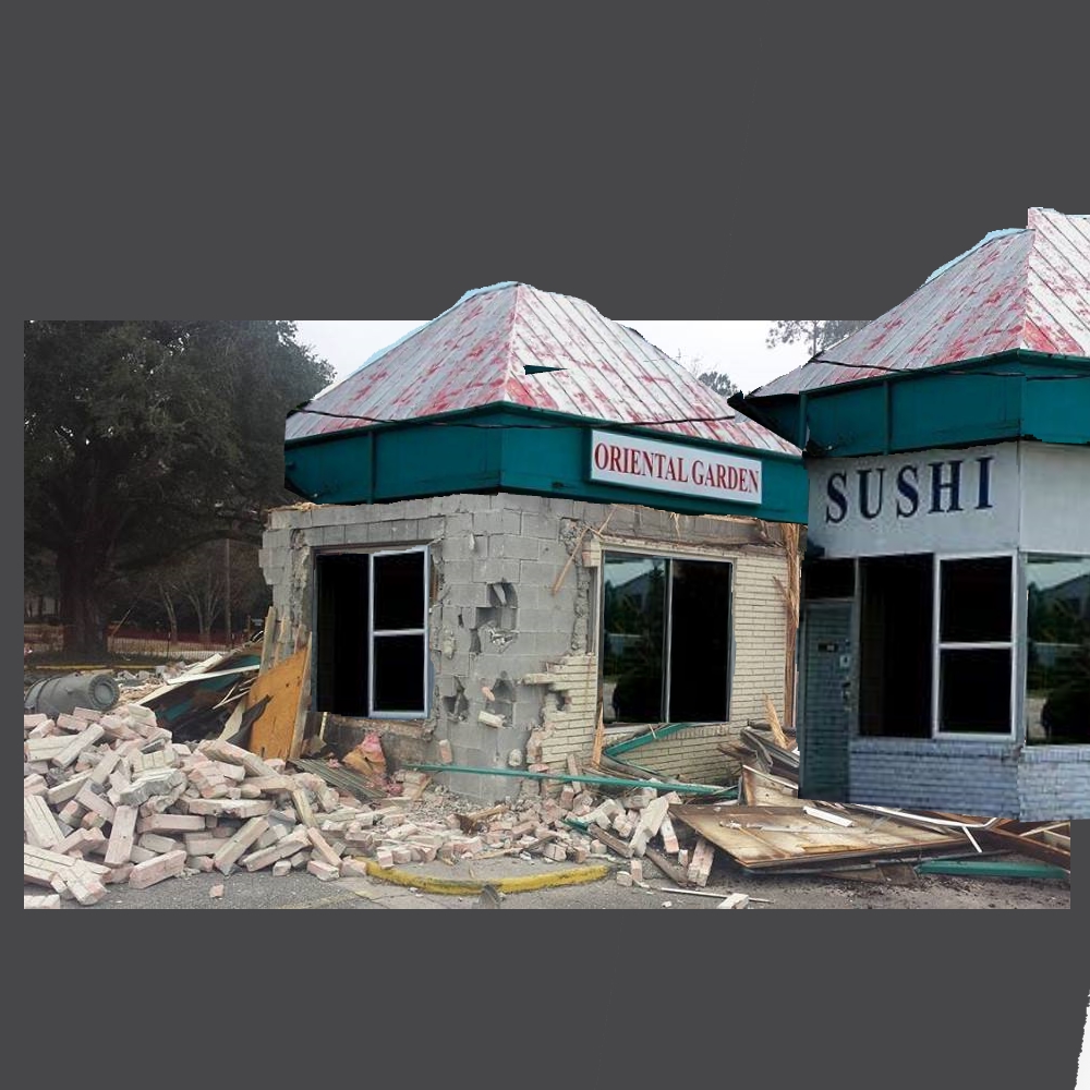 destoyed building edited